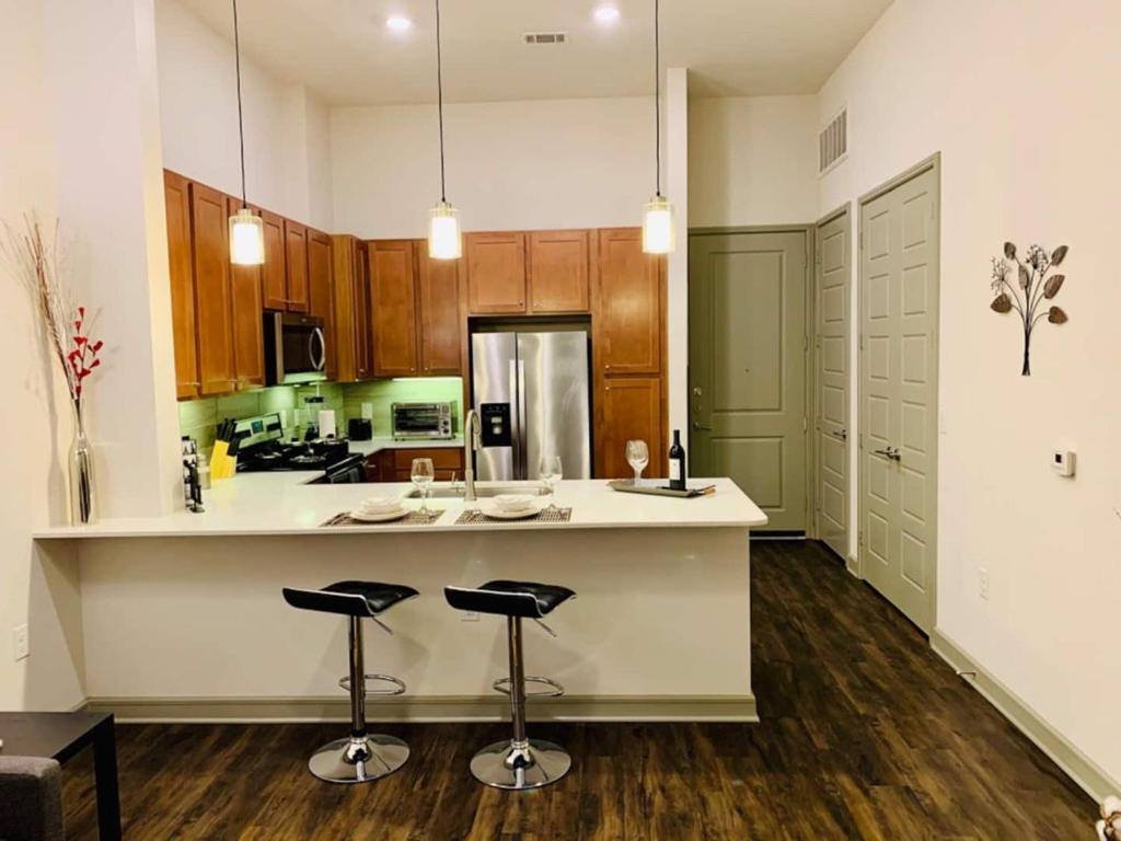 Downtown Apt Free Parking - Pool - Gym - Fully Kitchen Houston Kültér fotó